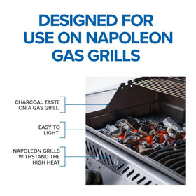 Napoleon cast iron construction for even heat and durability.