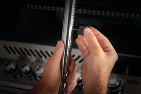Napoleon gas grill cleaning toolset storage case keeps components organized for ready cleaning