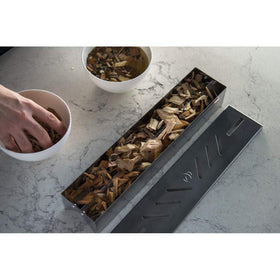 Napoleon smoker box durable stainless steel for long-lasting grilling tool.