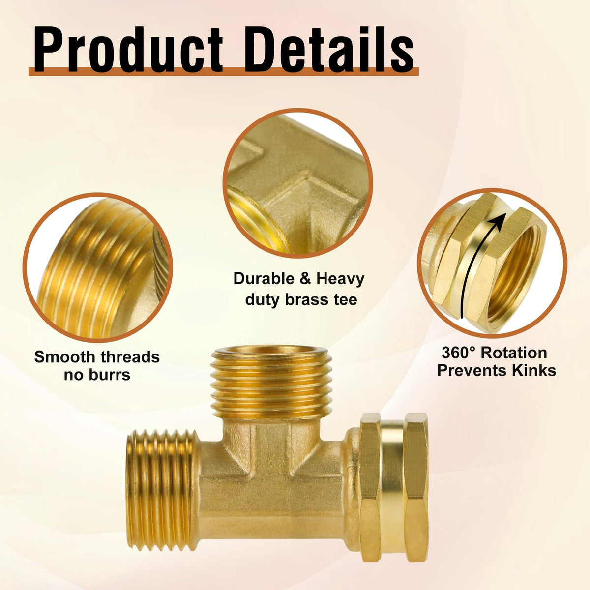 Napredak outdoor faucet accessory connects quickly to multiple hoses.