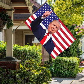 NASIAN flag with double-sided print, readable from both sides for visible home decor.