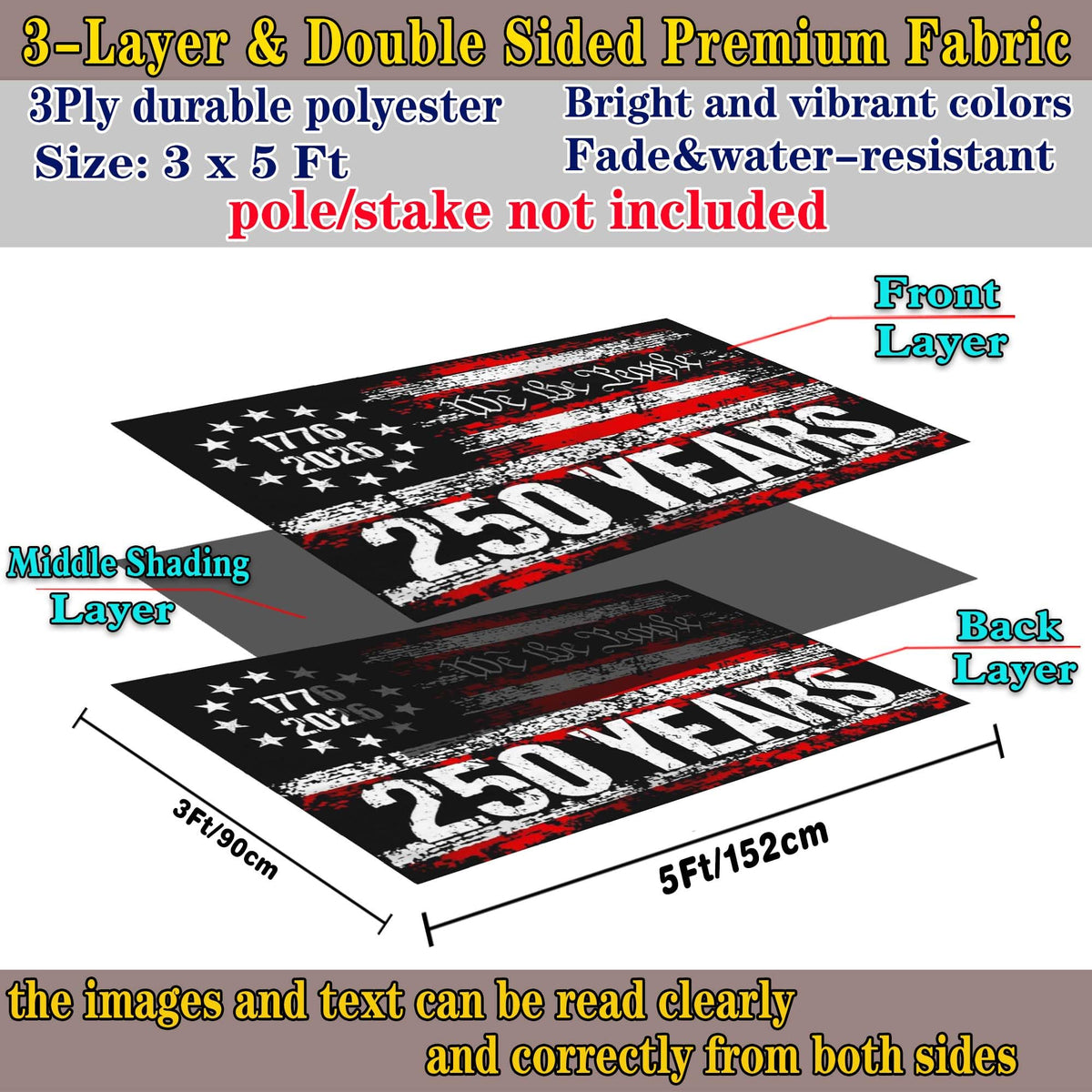NASIAN durable polyester fabric with reinforced stitching for long-lasting outdoor decor.