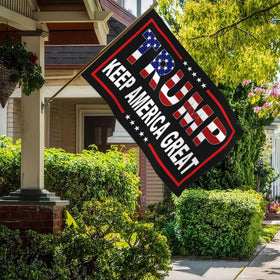 NASIAN Trump flag 3x5 outdoor decor for porch display.