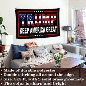 NASIAN waterproof UV-coated flag stays vivid in sun and rain.