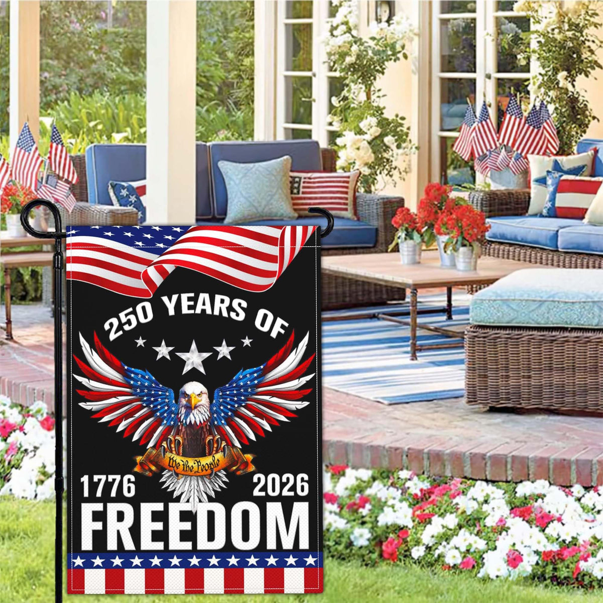 NASIAN weather-resistant outdoor banner for year-round decor.