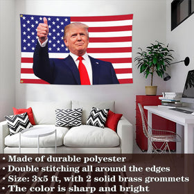 3x5 NASIAN flag displayed in garden or porch to brighten exterior.