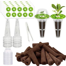 Natalolo 105 seed pod kit contents for easy hydroponic seeding.