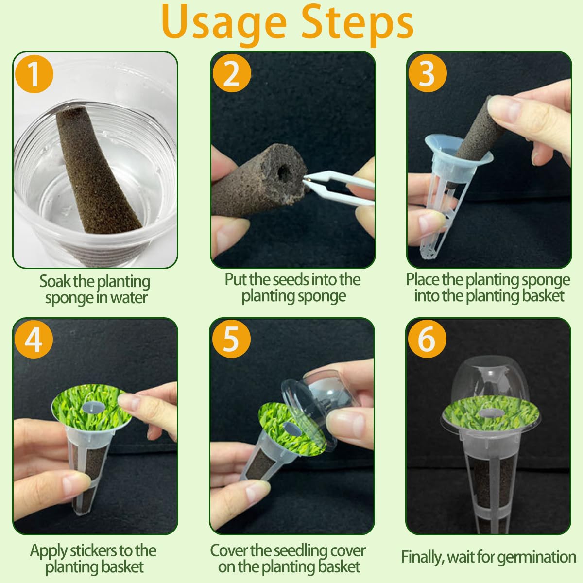 Natalolo clear grow domes protect tender sprouts during early stages