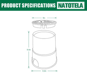Natotela garden yard valve box cover suitable for outdoor spaces