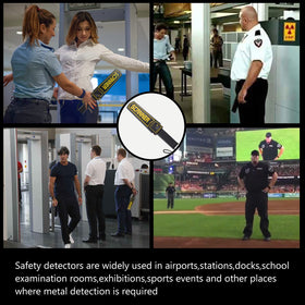 Natotinorch detector wand suited for airports, stations, schools and exhibitions