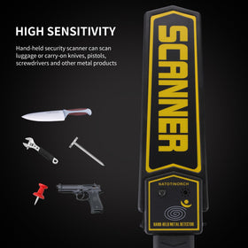 Natotinorch wand powered by 9V battery supports flexible checks.