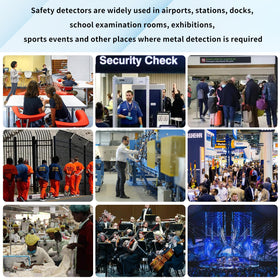 Natotinorch metal detector wand suitable for airports, museums, and exhibitions