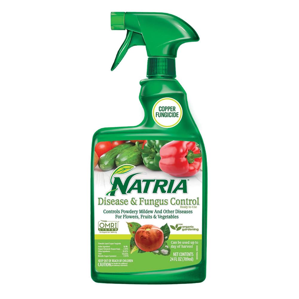 NATRIA Disease & Fungus Control bottle ready-to-use for indoor and outdoor plants.