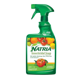 Natria insecticidal soap bottle ready-to-use for convenient garden pest control.