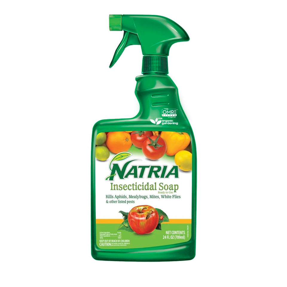 Natria insecticidal soap bottle ready-to-use for convenient garden pest control.