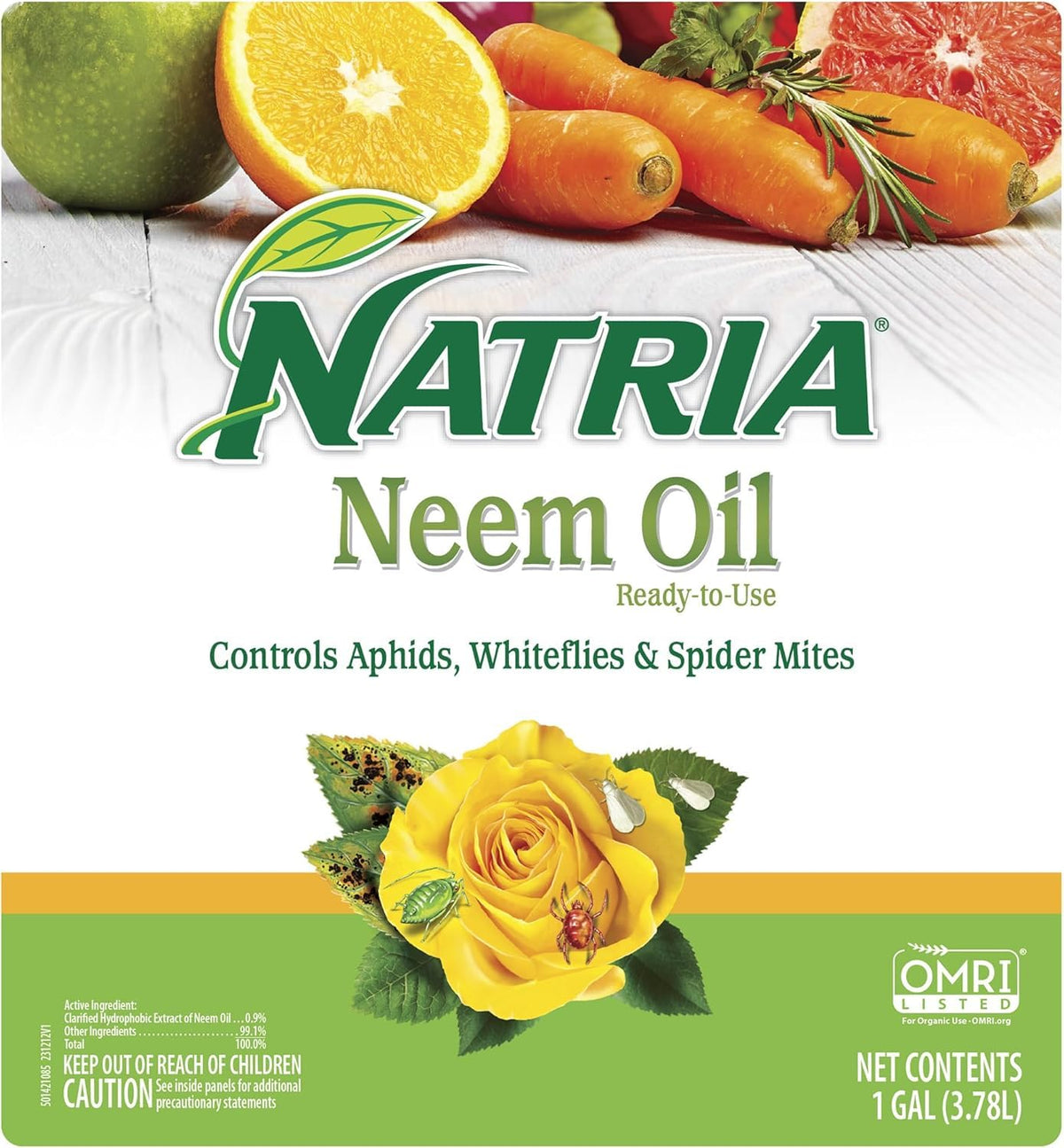 Natria Neem Oil Spray trigger in action protecting indoor plants.