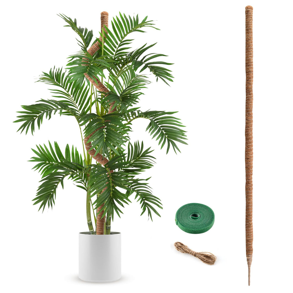 NATSUKY moss pole 63 inch bendable supports climbing plants indoors