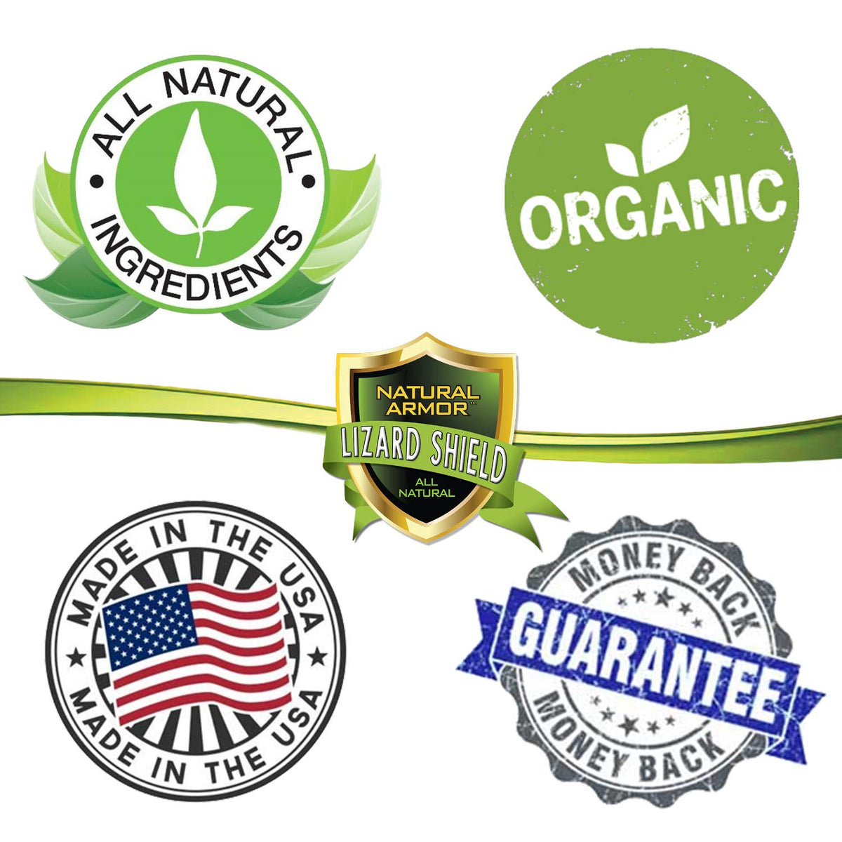 128 oz gallon bottle label highlights safe, natural ingredients and peppermint scent