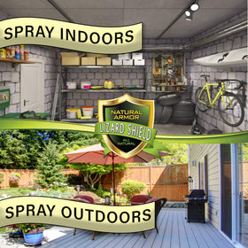 Indoor and outdoor use scenes show sidewalks and patios protected by Natural Armor