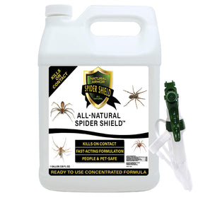 Natural Armor spider killer spray bottle with trigger for home use.