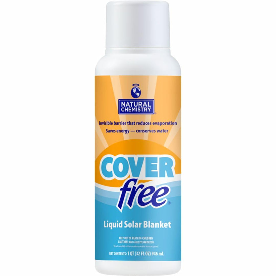 Natural Chemistry Cover Free bottle pour reduces evaporation and saves water.