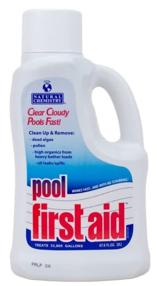Natural Chemistry First Aid Pool Enzyme promotes water clarity and easier filter maintenance