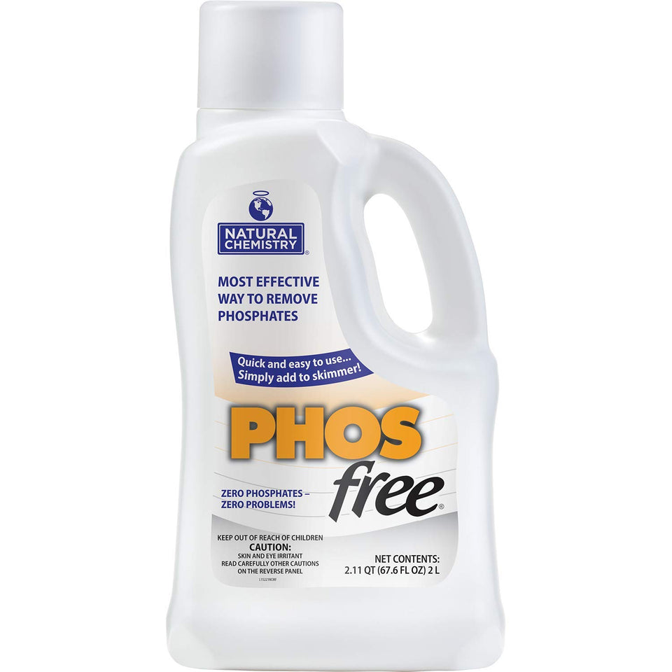 Natural Chemistry Phosfree coating on filter media reduces phosphates for clearer pool water