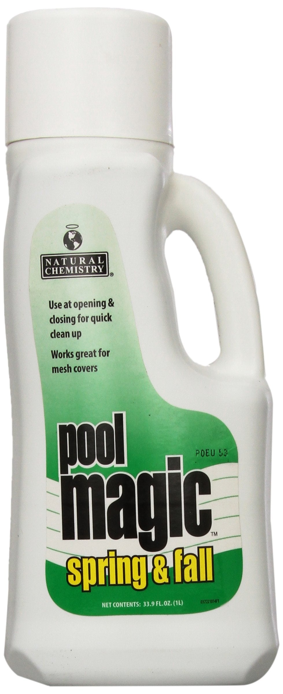 Natural Chemistry Pool Magic Spring & Fall bottle for easier spring openings and fall closings.