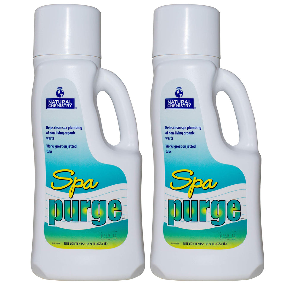 Natural Chemistry Spa Purge bottle for clear water and odor reduction in hot tubs