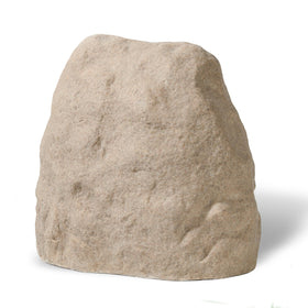 Naturalings small fake rock cover 11-inch blends with mulch beds for discreet utility concealment.