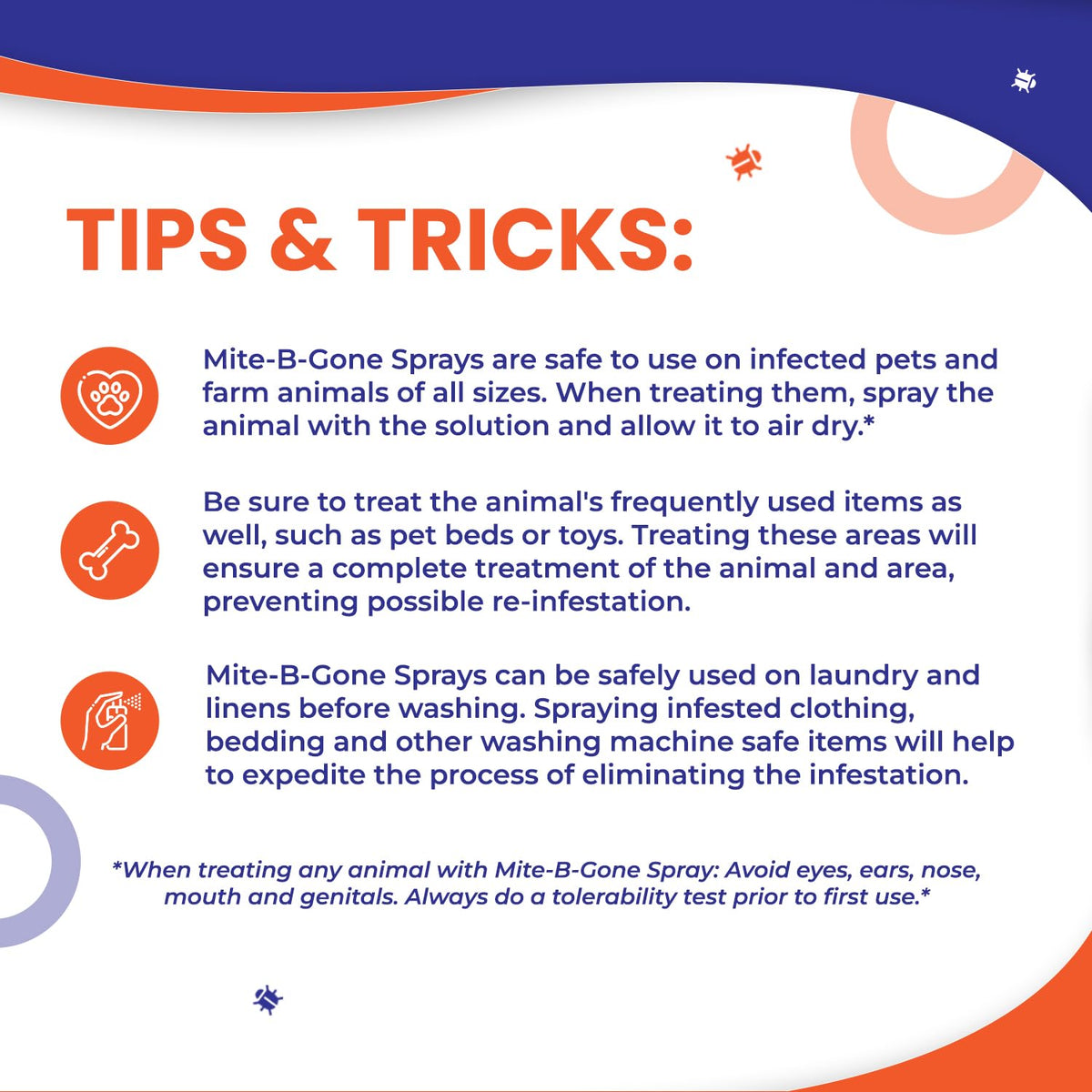 Safe around pets when used as directed.