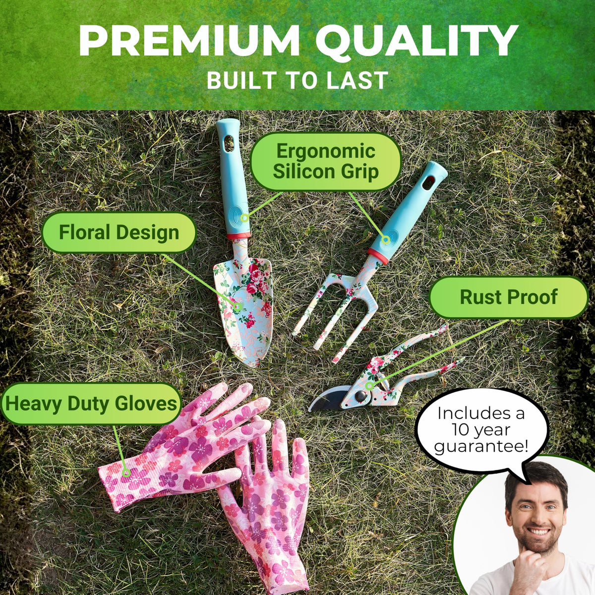 Nature Anywhere floral-design garden kit adds style to outdoor spaces.