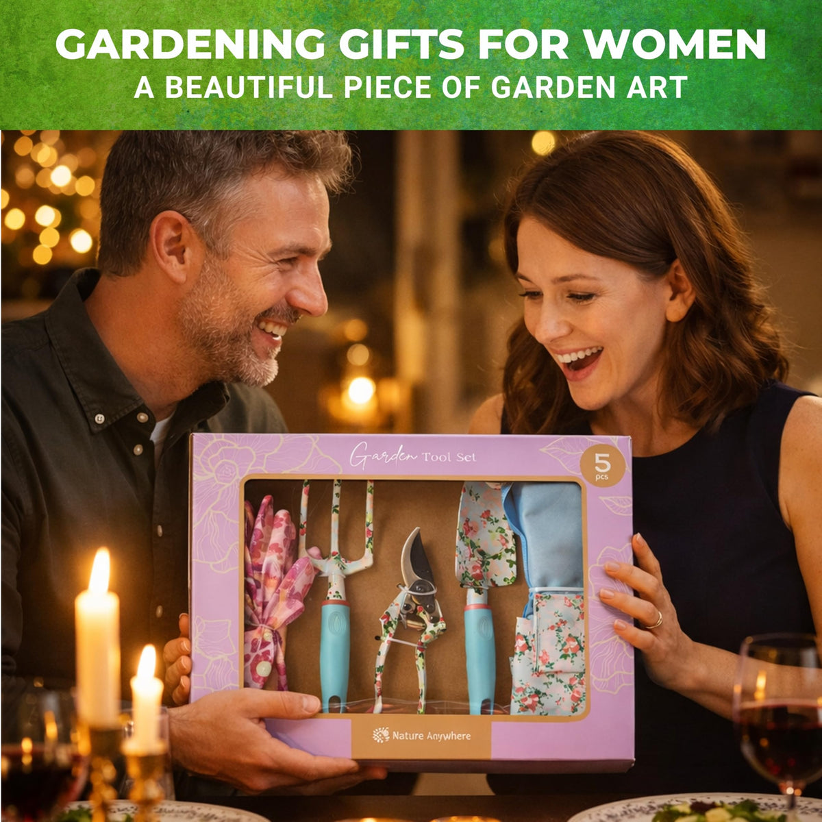 Nature Anywhere garden shears for precise trimming of stems.