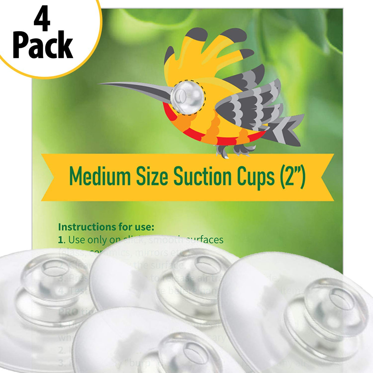 Nature Anywhere suction cups for shower accessories keep bath items firmly in place
