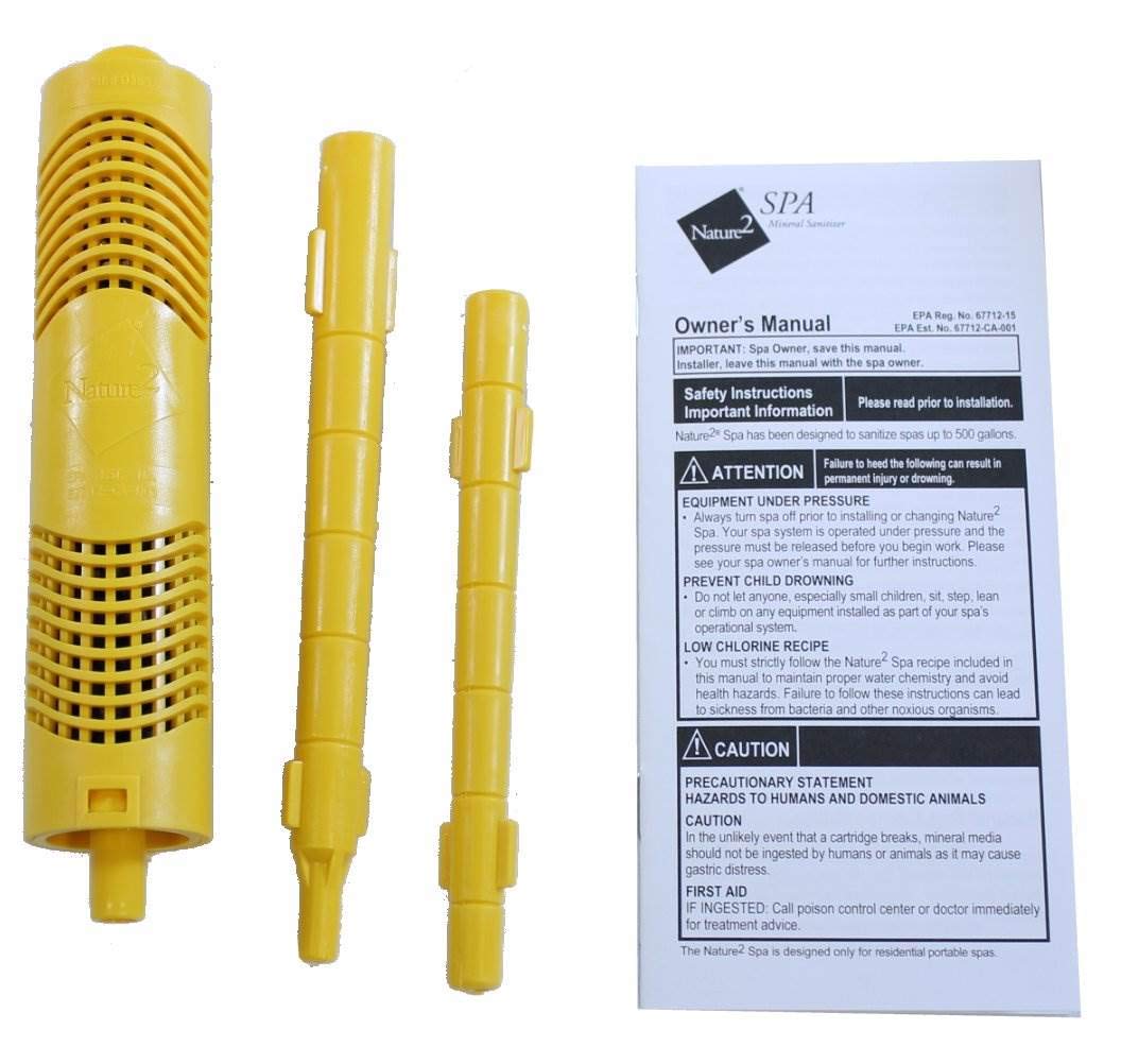 Nature2 three-pack packaging emphasizing long-lasting mineral sanitation.