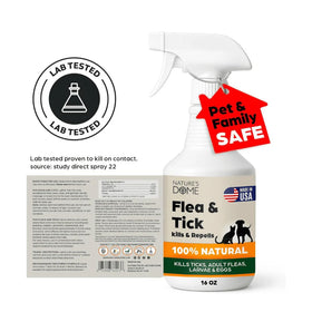 Nature's Dome patio application showing flea and tick protection for outdoor spaces