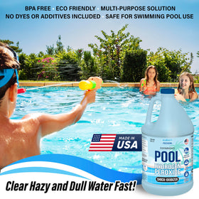 Nature's Freedom pool and spa clarity solution for sparkling water