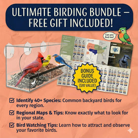 Lifetime guarantee and VIP support included with Nature's Hangout feeder