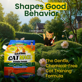 Nature's MACE granules provide garden and lawn protection for year-round deterrence.