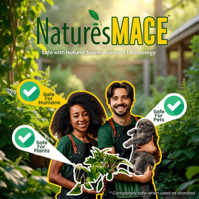 Nature's MACE 2.5lb can covers up to 1,400 sq ft for easy application.
