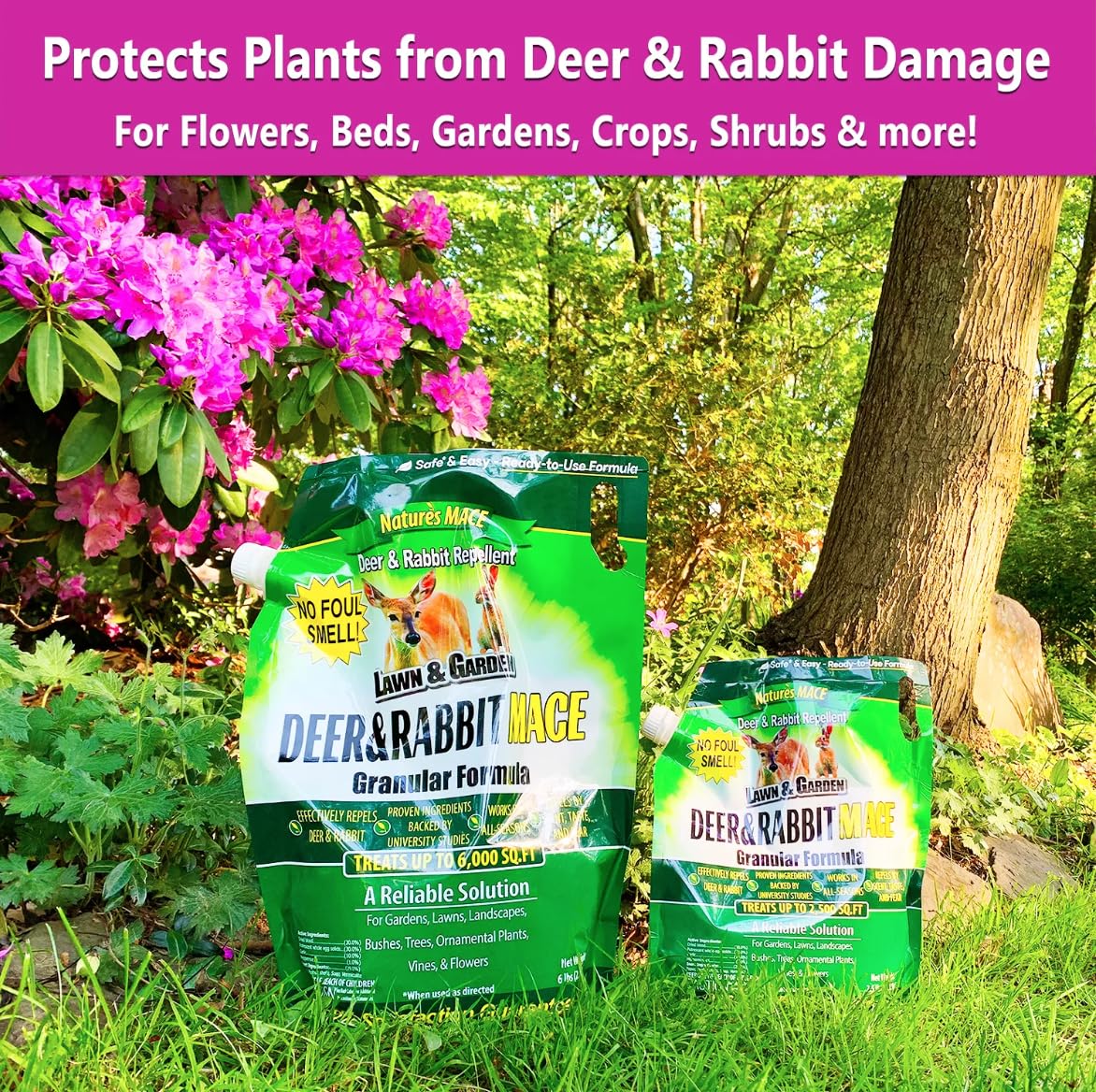 Nature's MACE weather resistant formula protects plants through all seasons