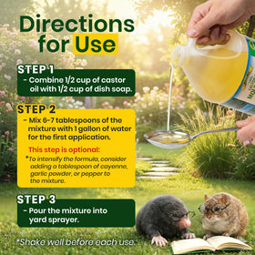 Nature's MACE label closeup showing ingredients and safety features for pets and kids