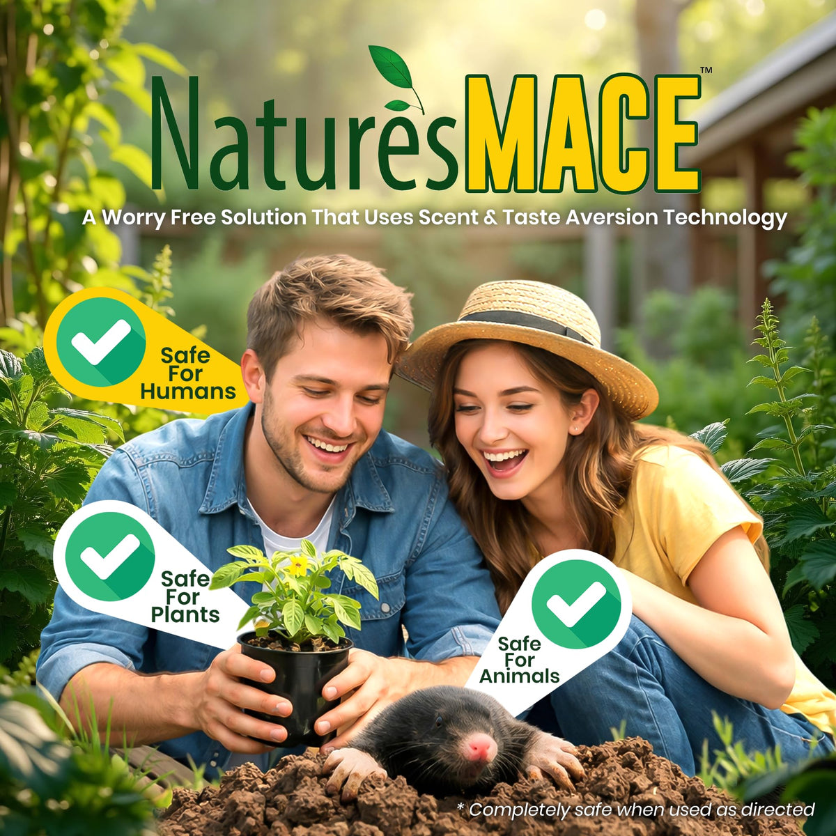 Nature's MACE yard and garden use keeps lawns protected across seasons.