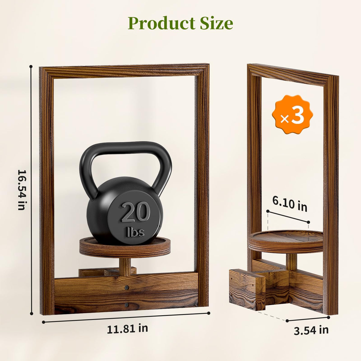 Space-saving vertical display for windows, balconies, and living rooms.