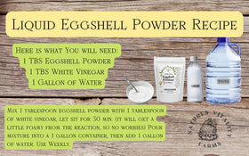 Natures Vitality Farms tomatoes with blossom end rot prevention using eggshell.