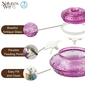 Nature's Way ANTHF1 lifelike flower ports with Leak Free fit maximize feeding comfort.