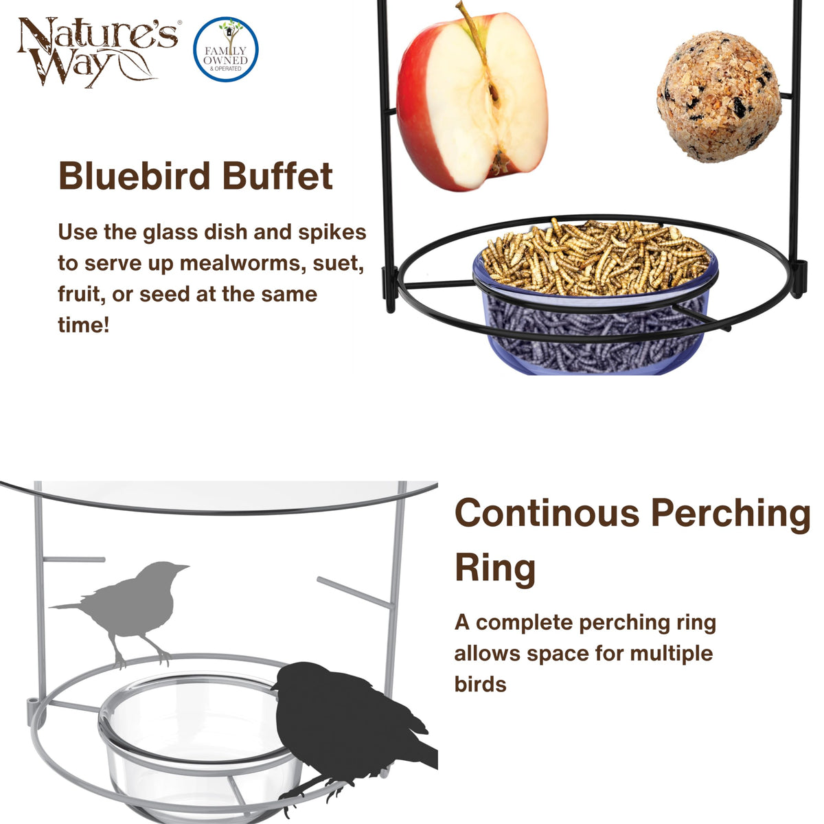 Nature's Way BBFM1 weather-resistant metal with UV-stabilized baffle durability