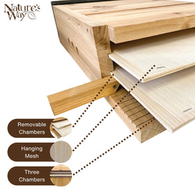Nature's Way CWH6 stainless steel screws ensure durable installation in any weather.