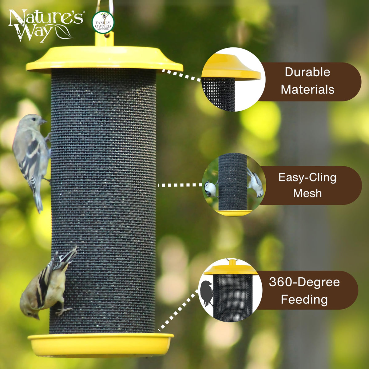 Nature's Way Sunglow seed tray with drainage to reduce waste