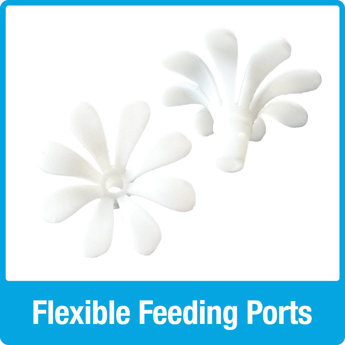 Nature's Way wide mouth opening simplifies filling and cleaning
